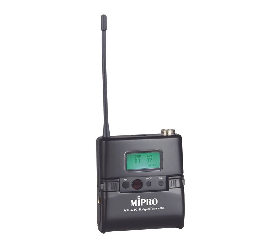 ACT-32TC UHF Taschensender mit Ladekontakten (8AD) - 823-832 MHz