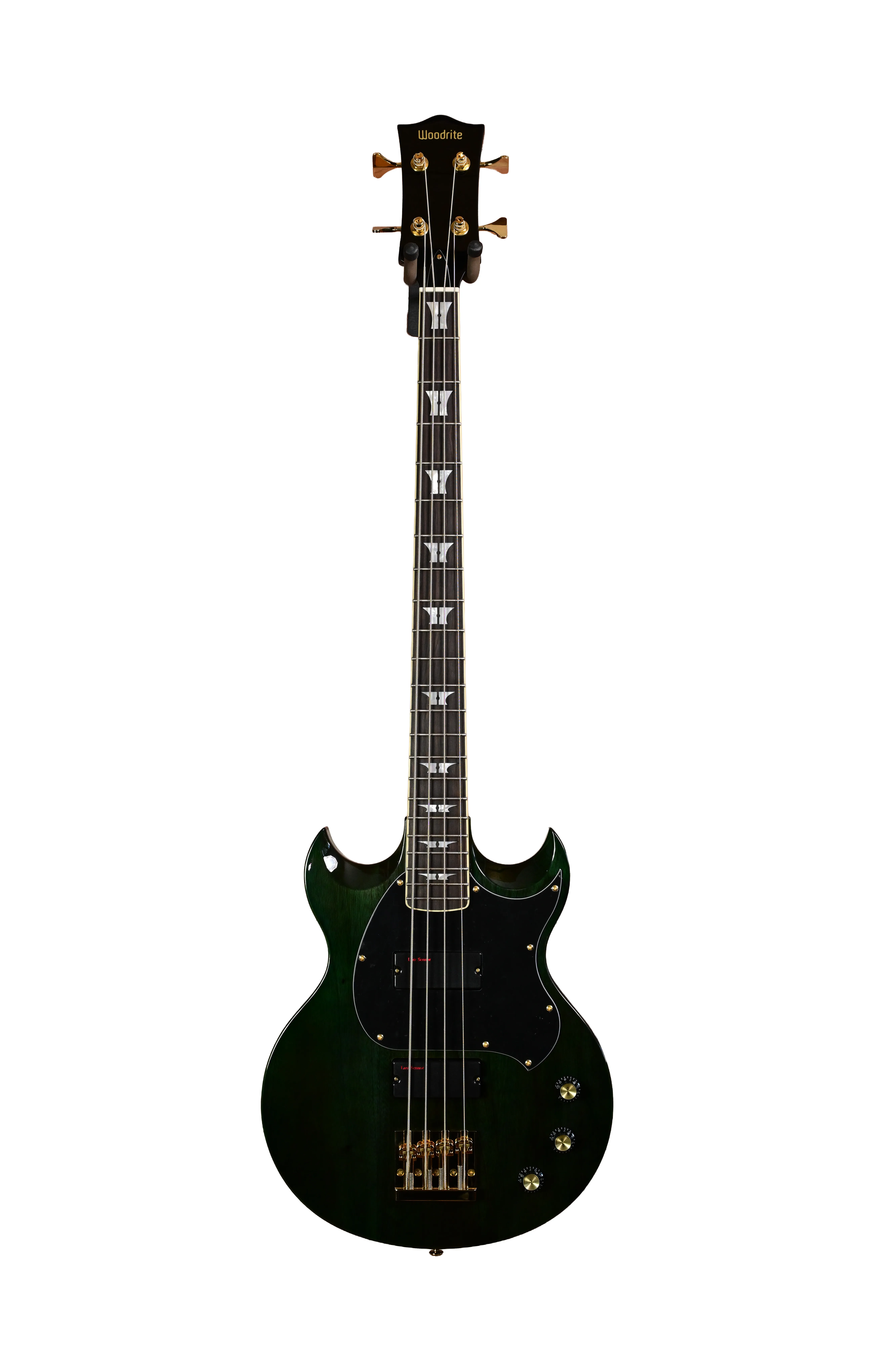 Warlord Bass Transparent Emrald  Green