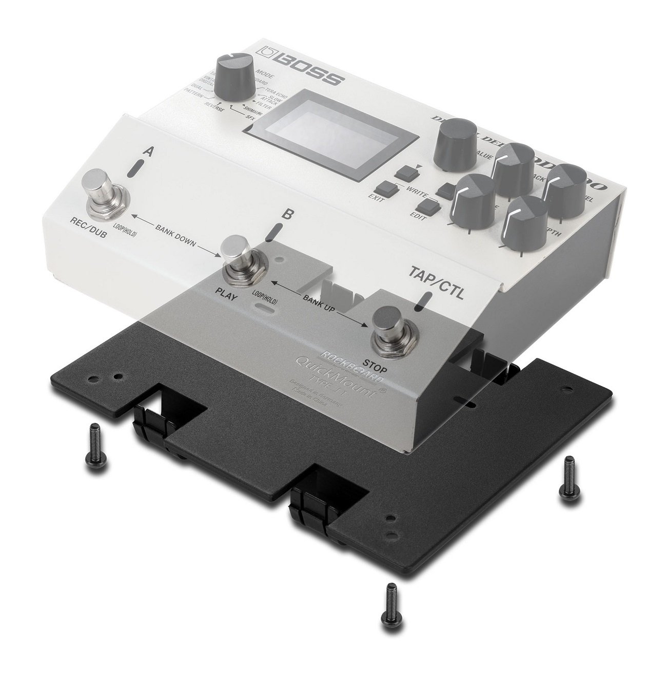 QuickMount Type J1- Pedal Mounting Plate  