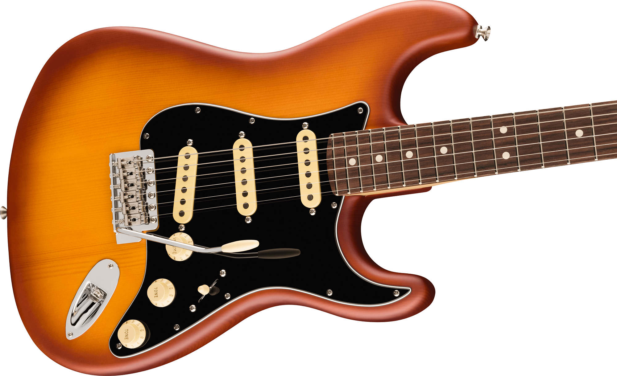 American Performer Timber Spruce Stratocaster®, Honey Burst