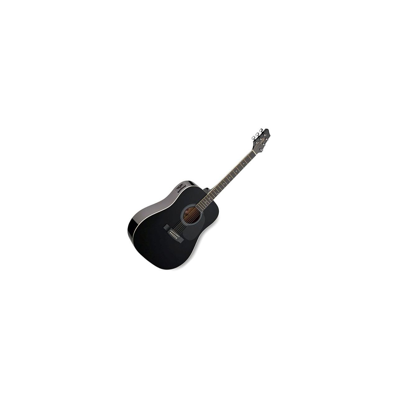 A/E WEST GUIT+2BEQ-BLK DREADN