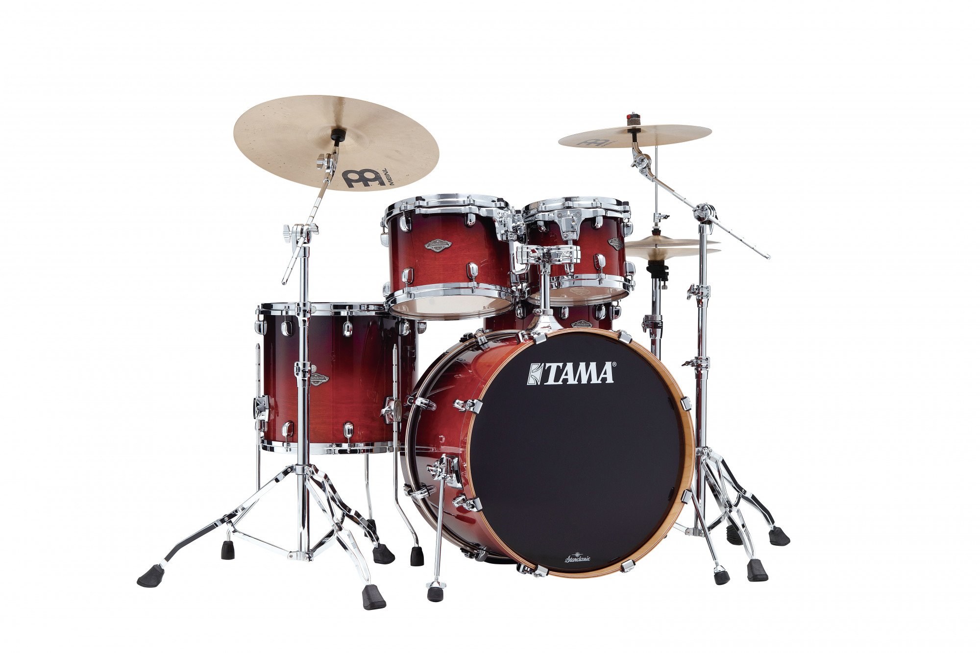 Starclassic Performer Drum Kit 4 teilig - Dark Cherry Fade/Chrom HW