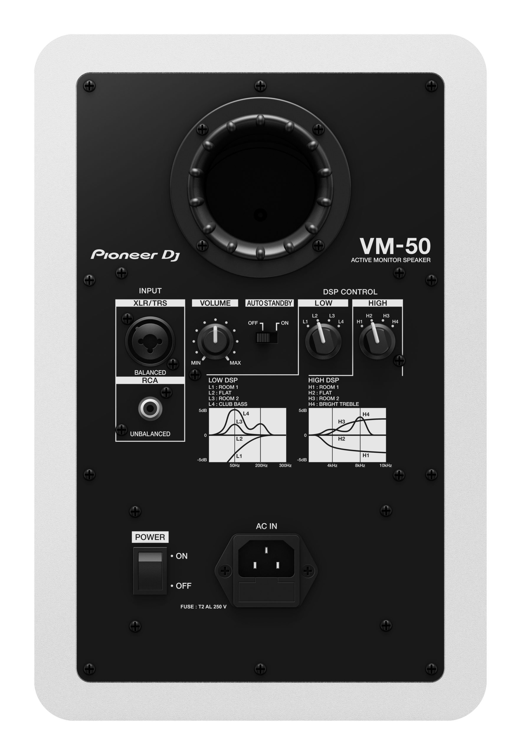 VM-50-W Bi-Amp 2-Wege-Aktivlautsprecher mit DSP