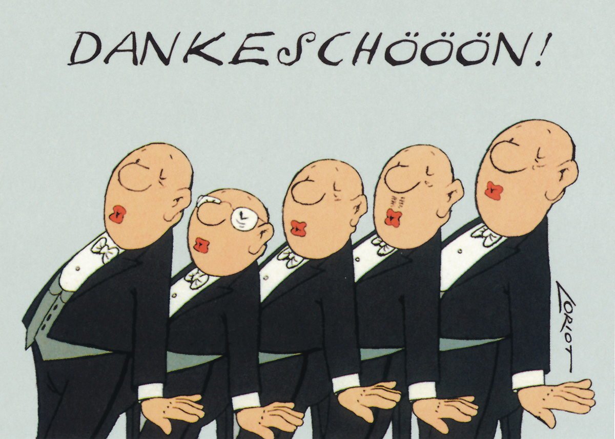 Dankeschööön!  Postkarte