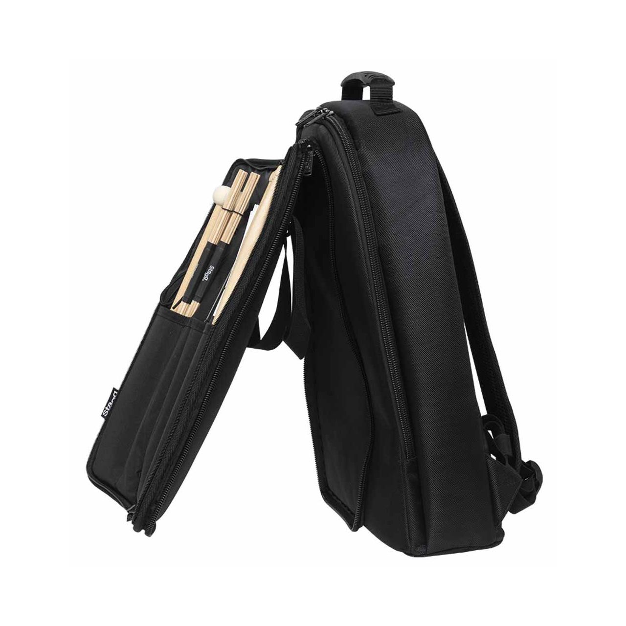 Rucksack mit abnehmbarer Stick Tasche