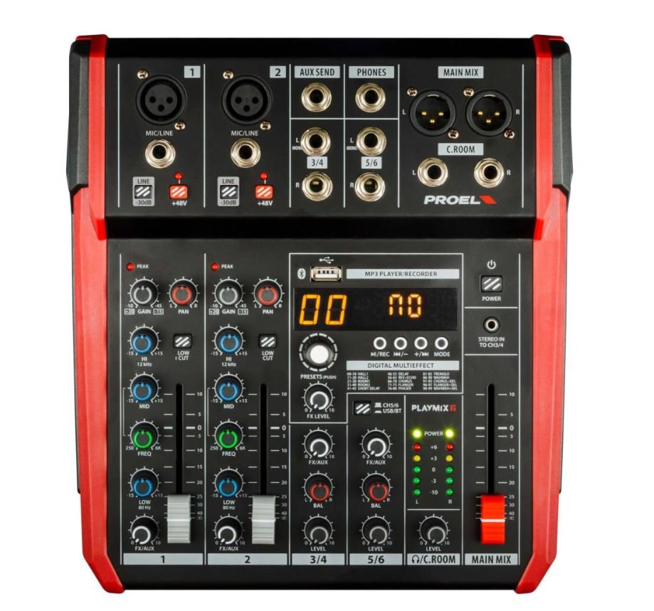 PlayMix6 Mischpult