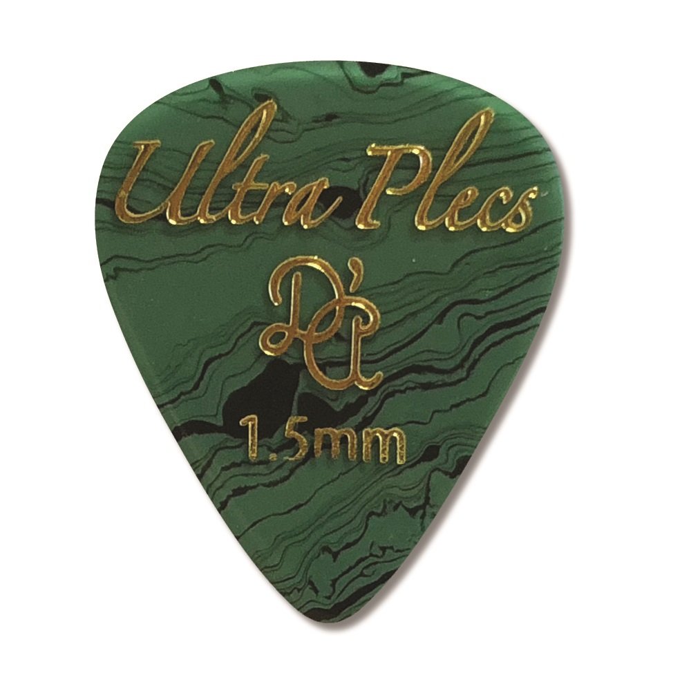 Ultra Plecs Picks - 351 Shape (UP351 1.5GEM), 6 pcs Pick Pack, 1.50 mm, Gemstone