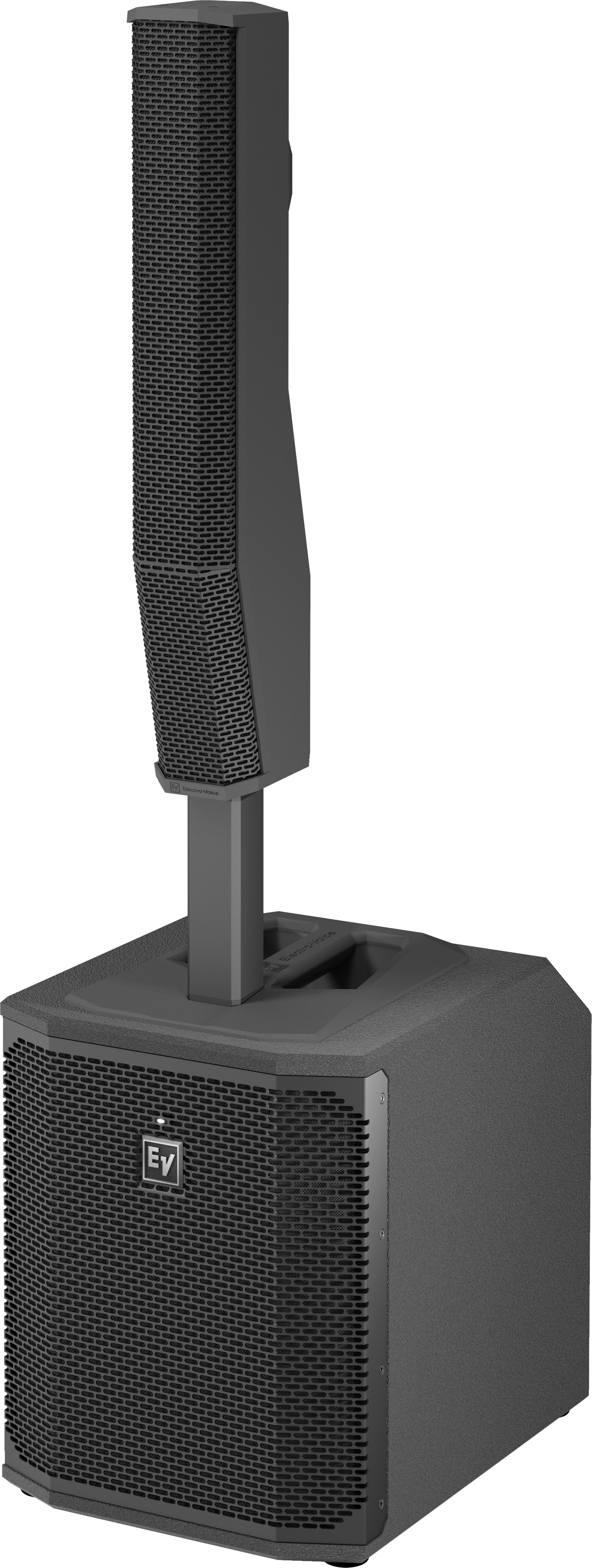 PA-Lautsprechersystem, Subwoofer, Säulenlautsprecher, schwarz, Lautsprechergitter