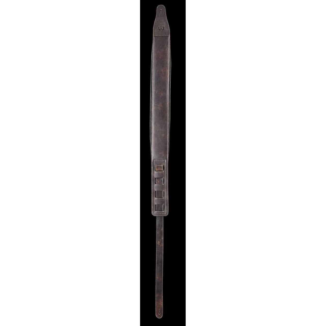 Bass Strap Long Cow Marble Antic Brown