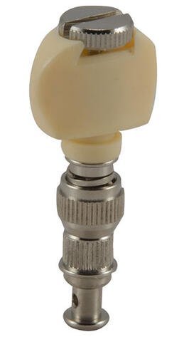 1W Champion Deluxe Ukulele Pegs with Pearloid Button - 4 pcs. - Nickel