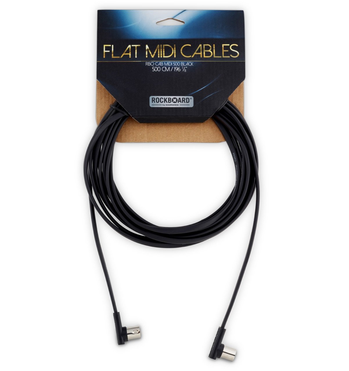 Flat MIDI Cable 5 m - Midikabel mit abgeflachten Steckern