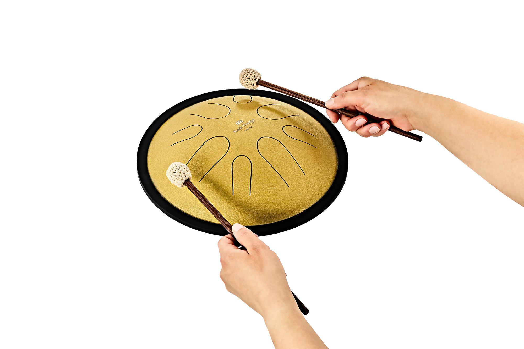 Compact Steel Tongue Drum 10" D Moll Gold - CSTD3G