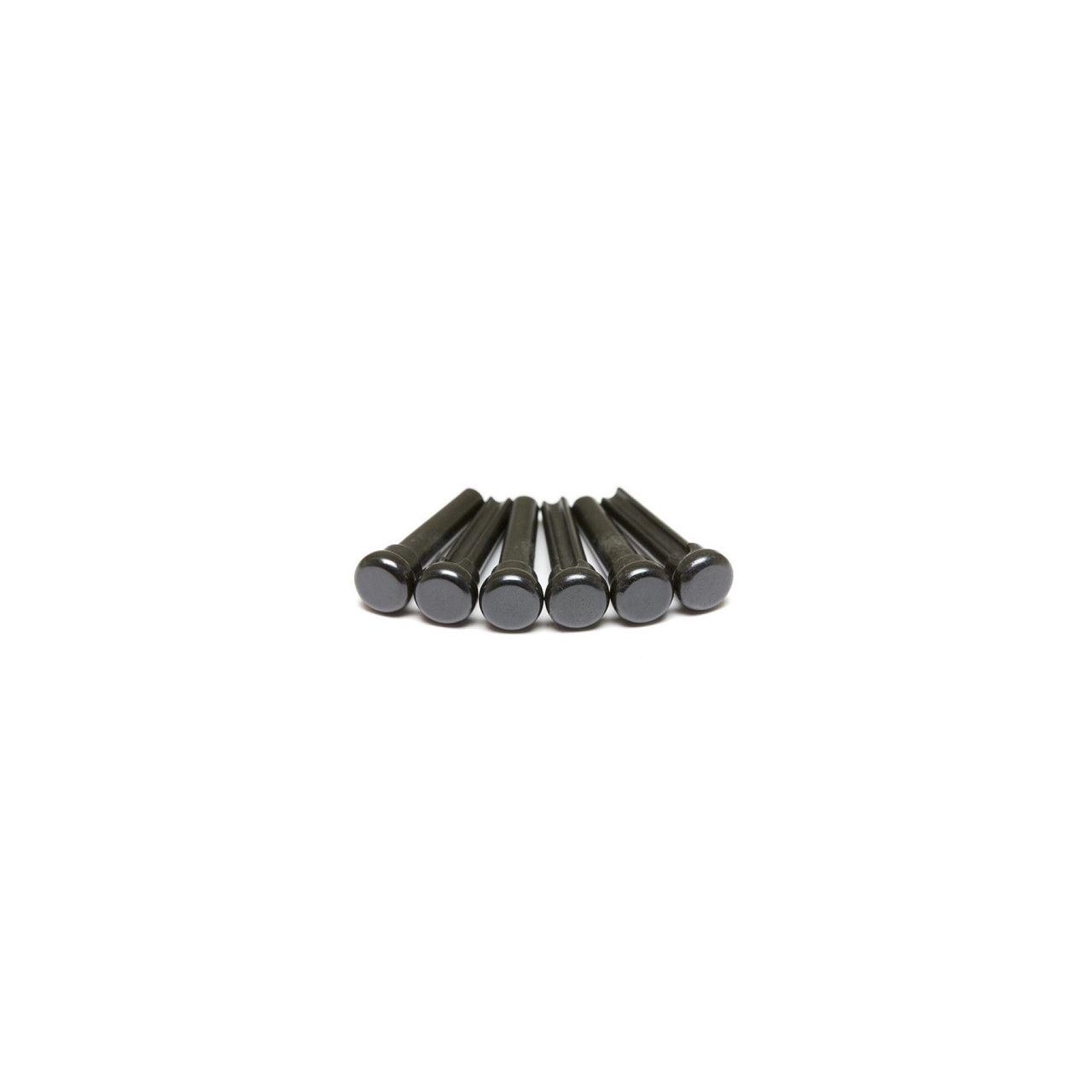 TUSQ Bridge Pins Black-No Dot 6 pcs