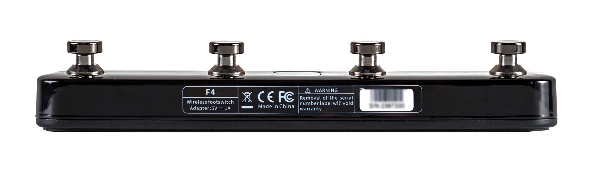 F4 Wireless Footswitch Black