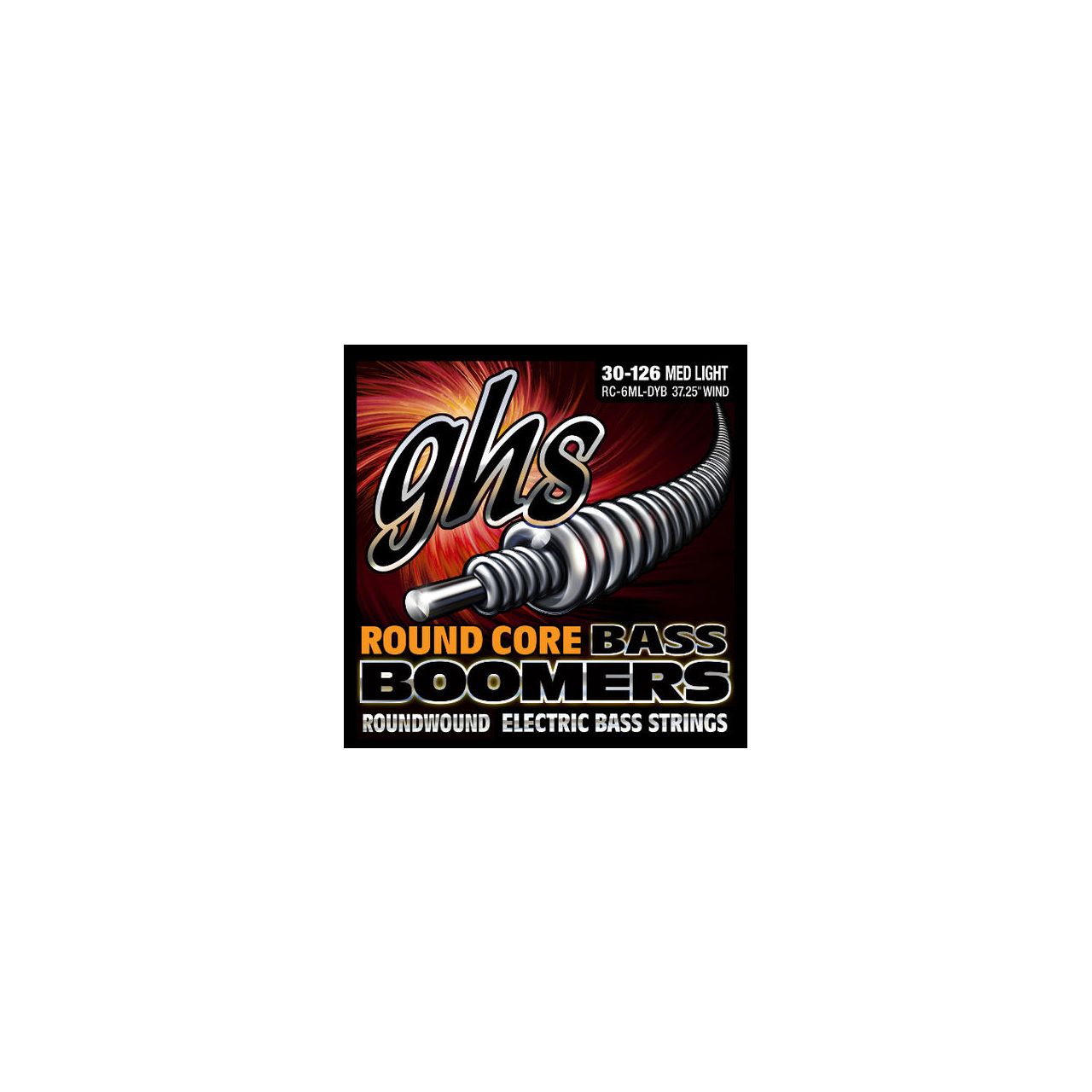 Round Core Bass Boomers 6 Medium Light 030/126