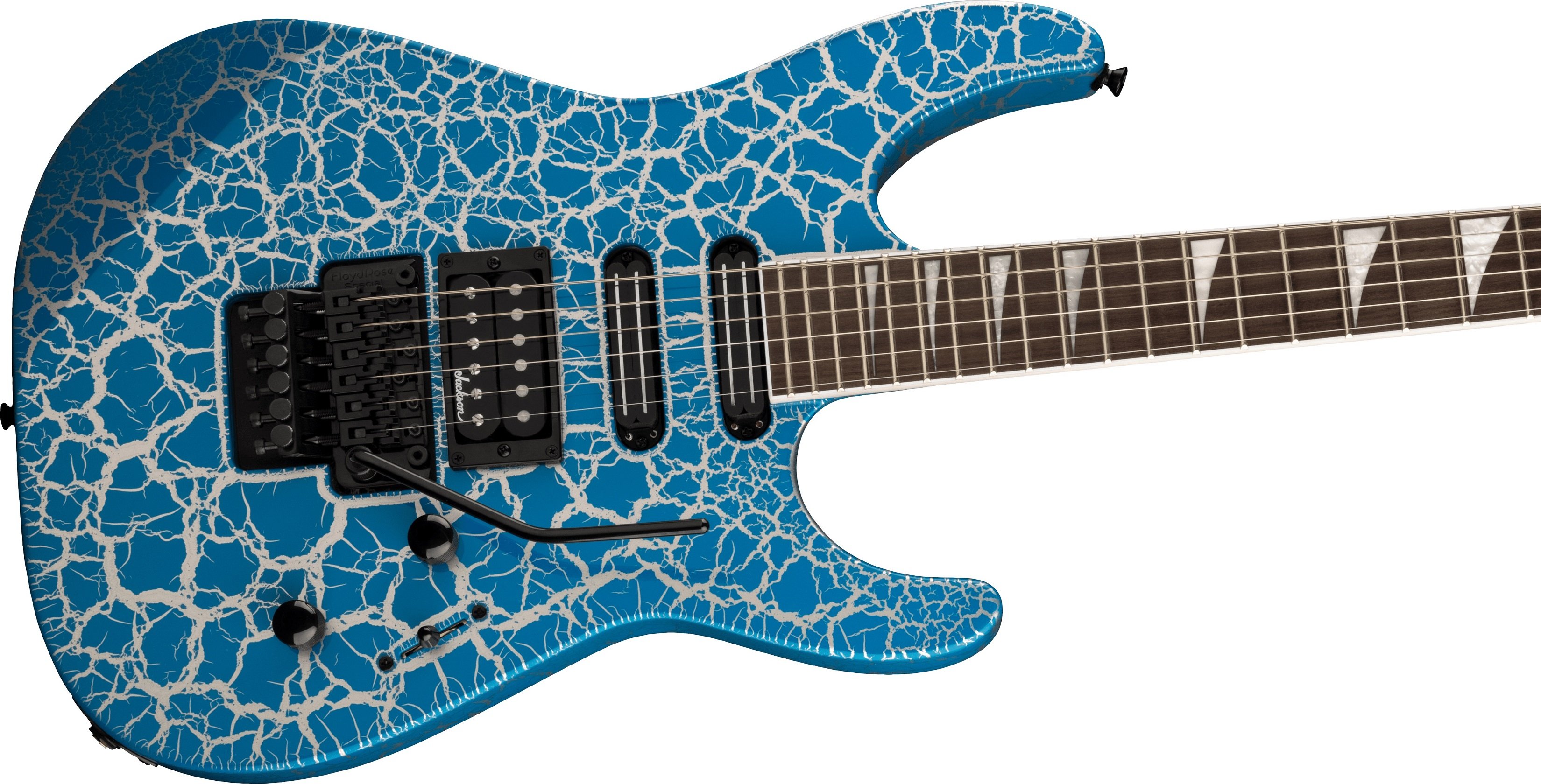 X Series Soloist™ SL3X DX, Laurel Fingerboard, Frost Byte Crackle