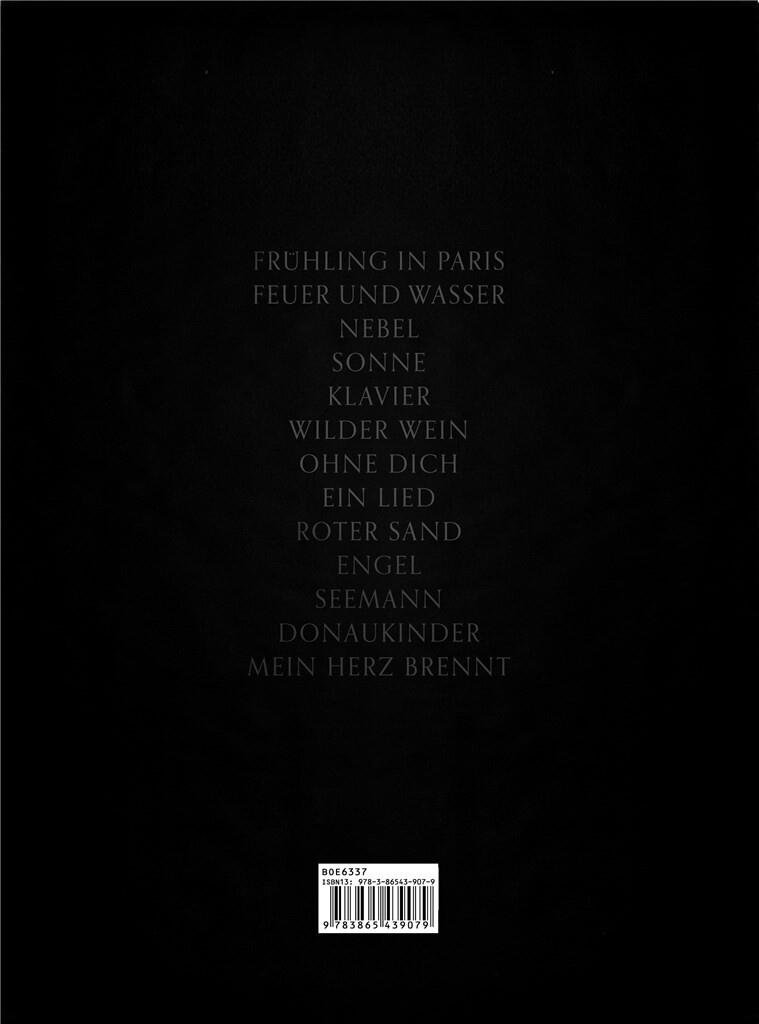 Rammstein Klavier PV BK/CD