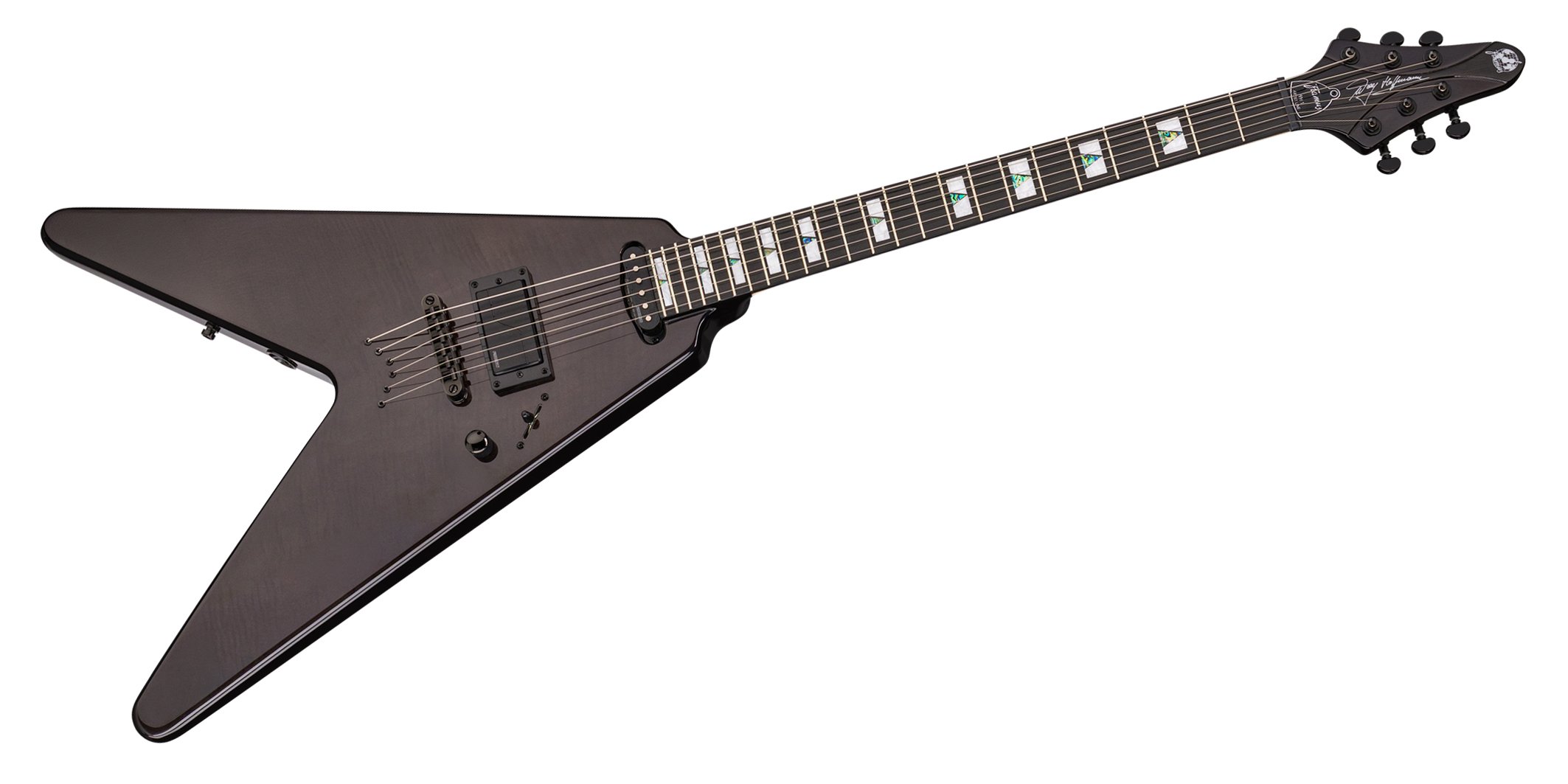 Artist Line Breaker WH-1 - Nirvana Black Transparent High Polish E-Gitarre