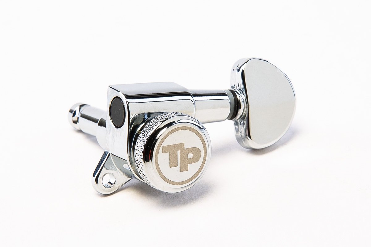 GKL60K-C Locking Tuner 18:1 Gear Ratio Machine Heads 6-In-Line - Chrome