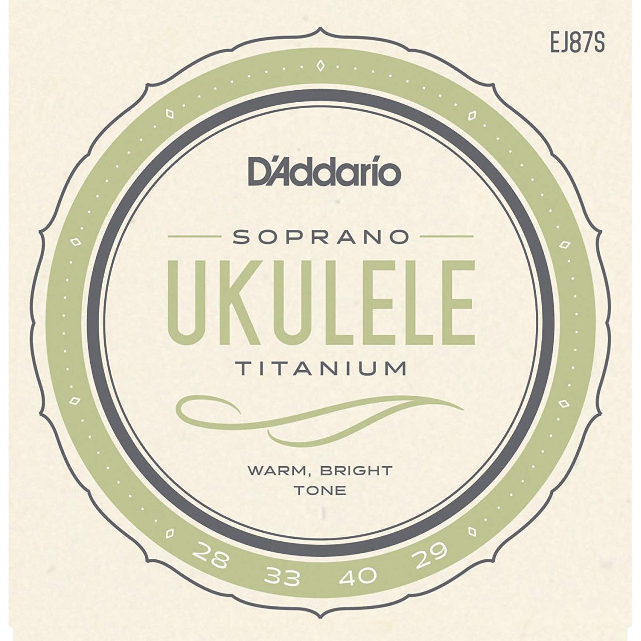 EJ87S Saiten Sopran-Ukulele Titan