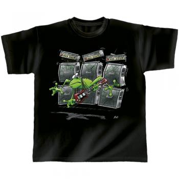 T-shirt Blow Away Frog M - schwarz