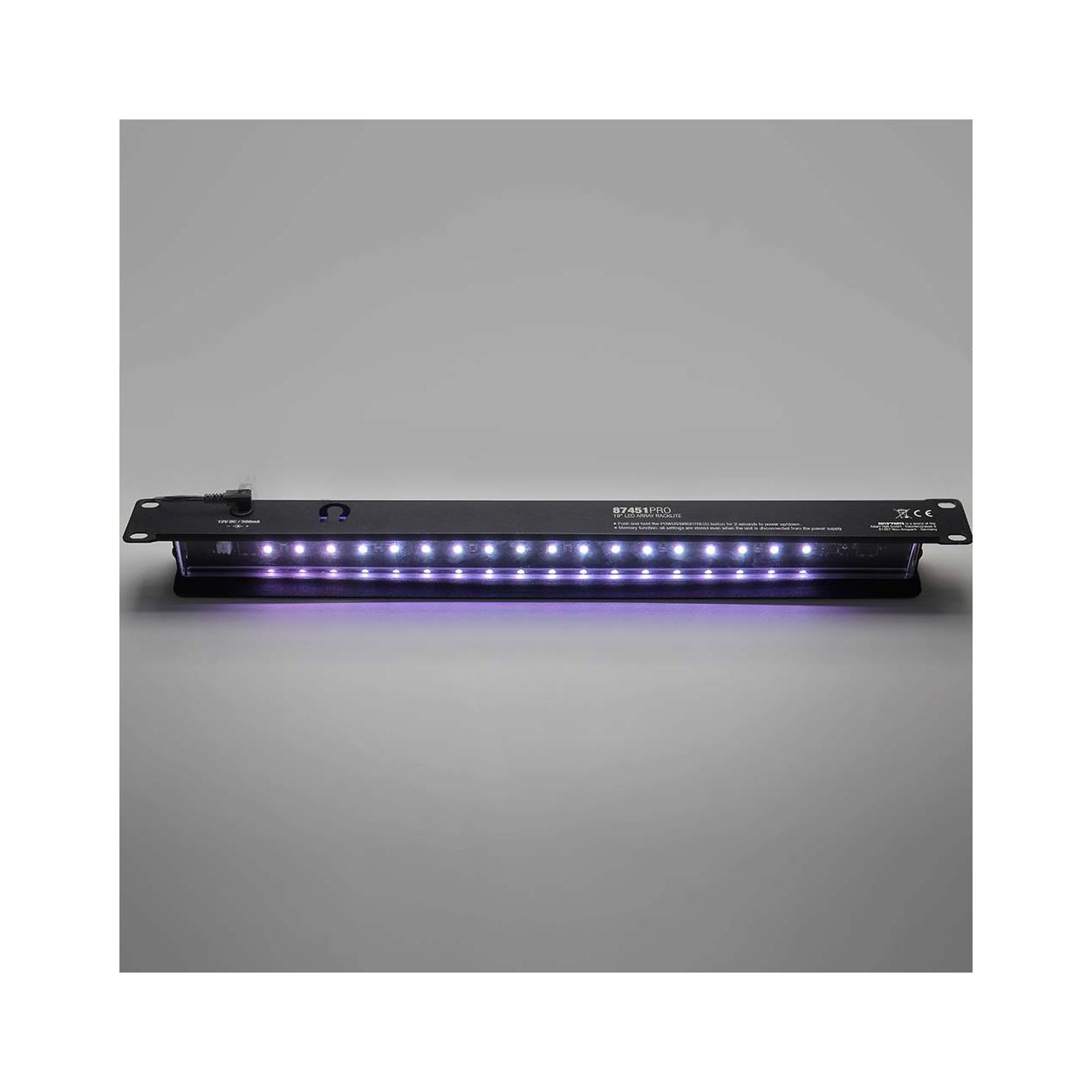 Adam Hall 19" Parts 87451 PRO - 19" LED Array Rack Light 1 HE weiß