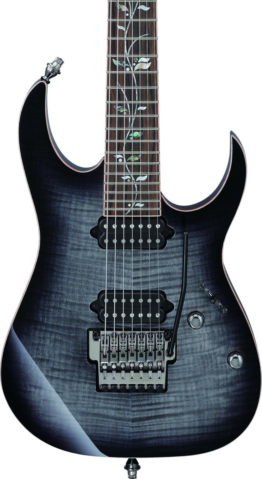 j.custom 7-Str Black Rutile Incl. Case