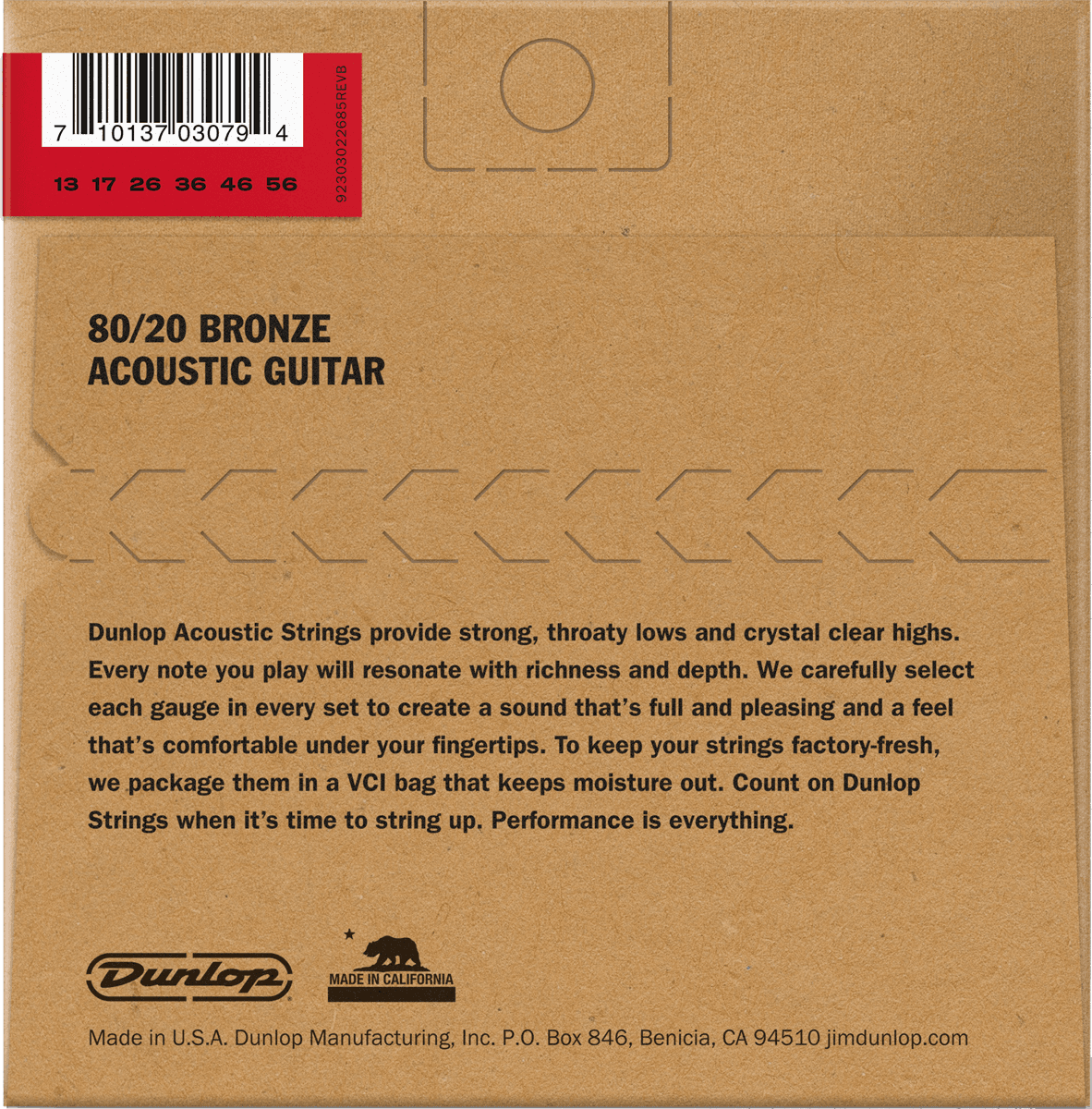 Acoustic 80/20 Bronze, Acoustic Guitar String Set, Medium, .013-.056
