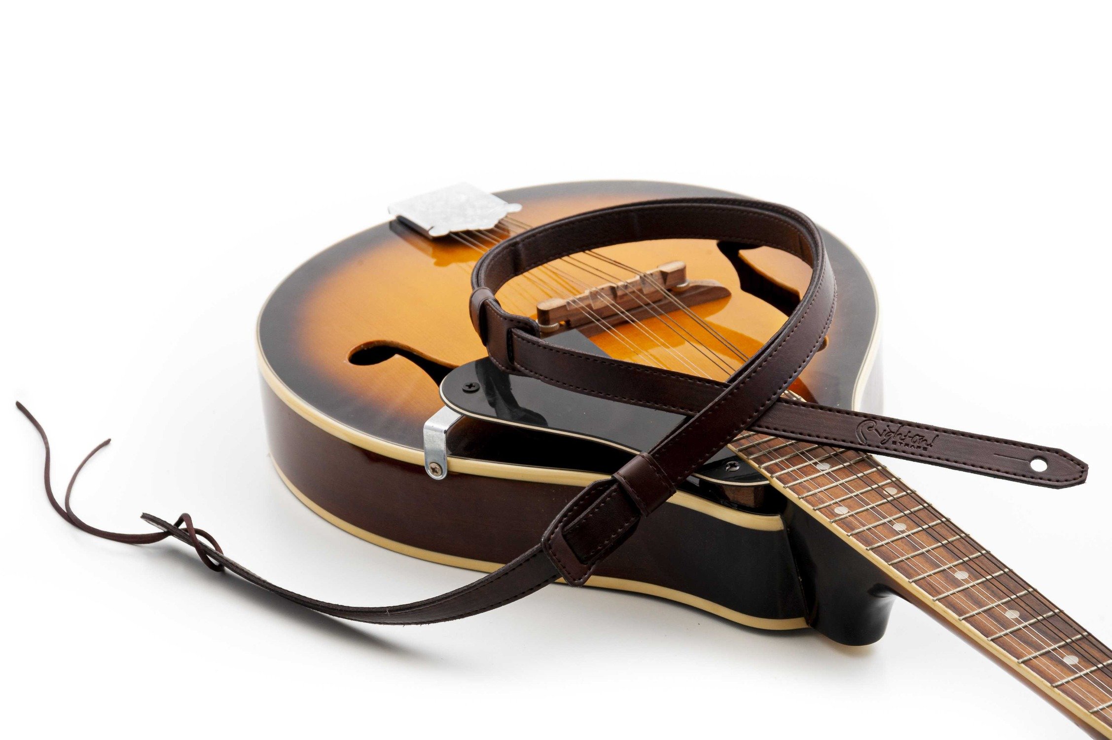 Ukulele and Mandolin Strap Classic Brown