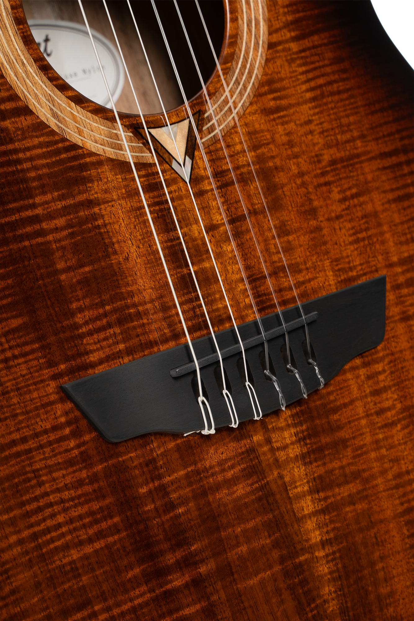 Luxe Nylon II Akustikgitarre Brown Black Burst