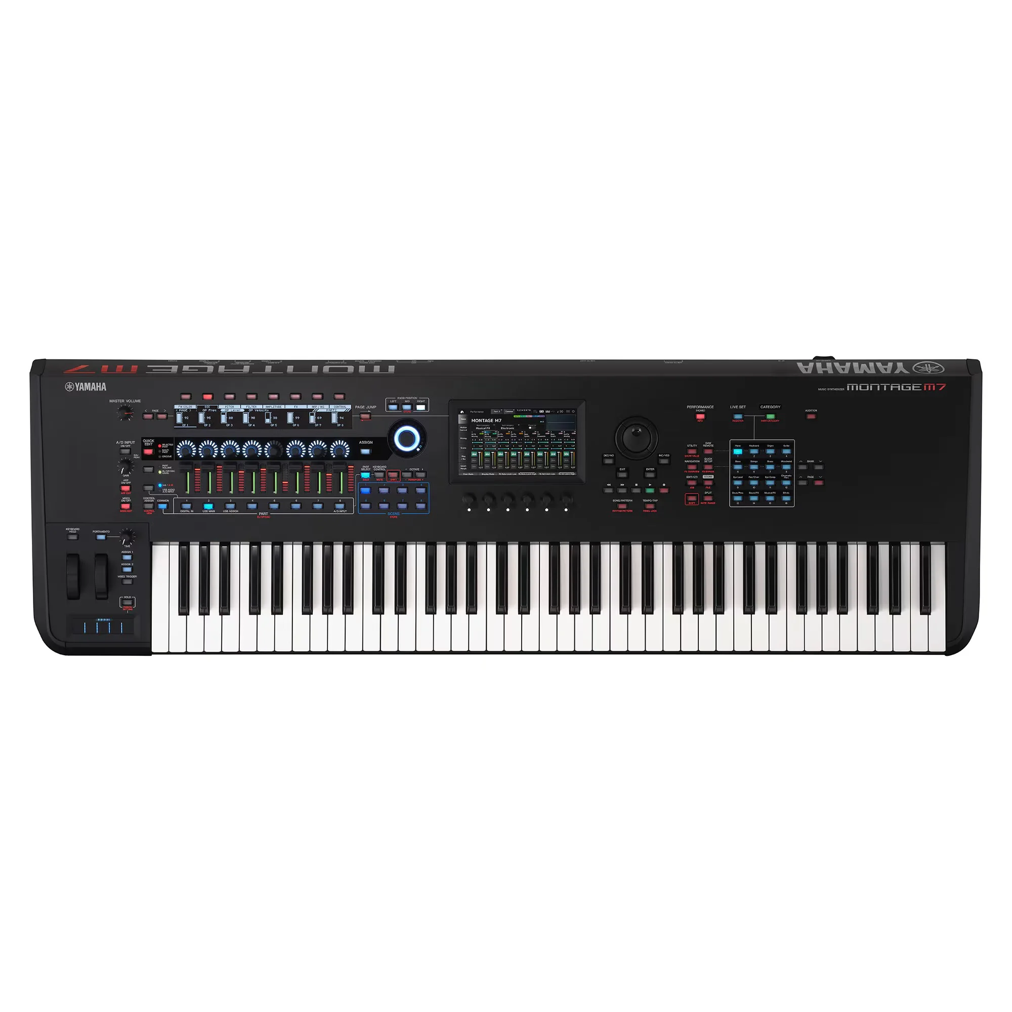 Yamaha Montage M7 Obenansicht