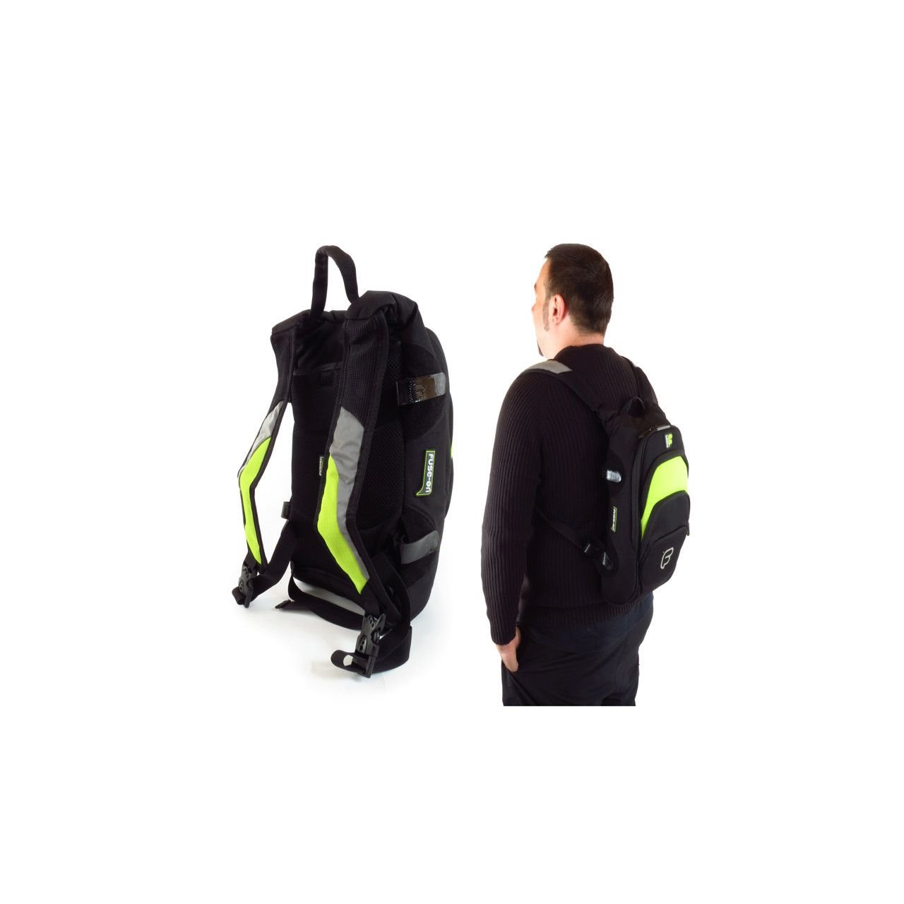 F1 Rucksack Small Backpack / schwarz-lime