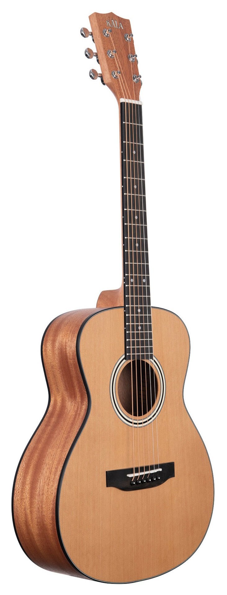 KALA KA-GTR-OM-CMH - Solid Cedar Top Mahogany Orchestra Mini Guitar