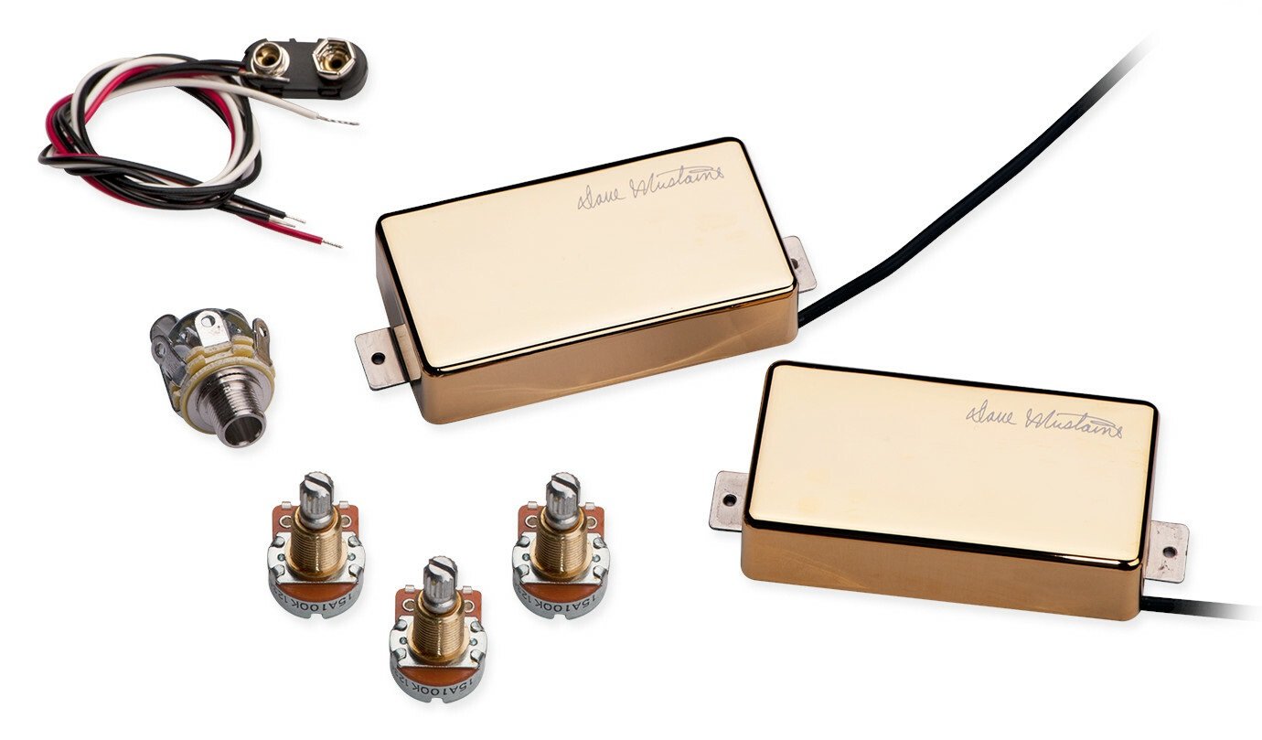 LW-Must - Dave Mustaine Livewire Humbucker Set - Gold Covers
