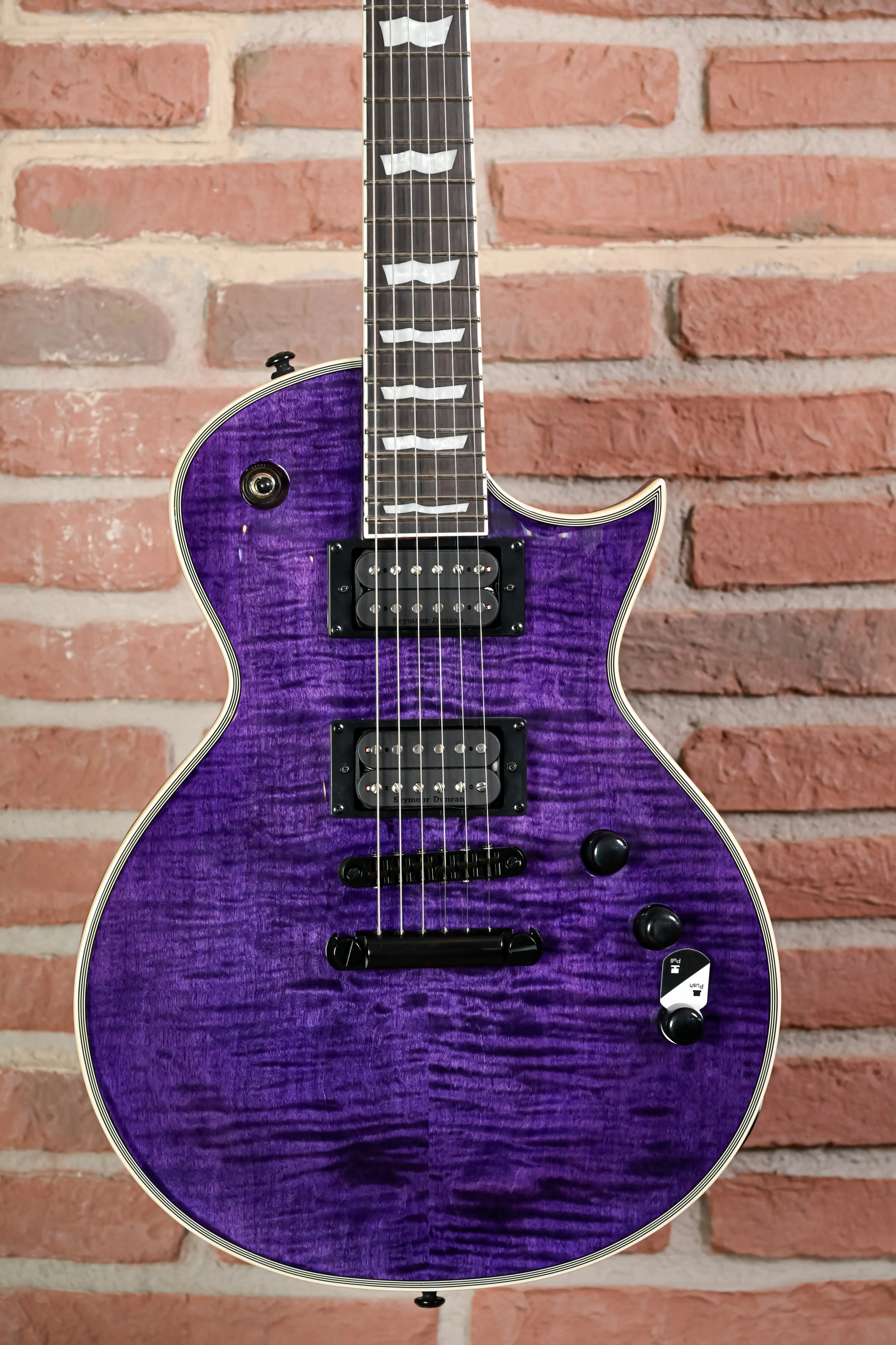 EC-1000 FMSTP Flamed Maple See Thru Purple E-Gitarre