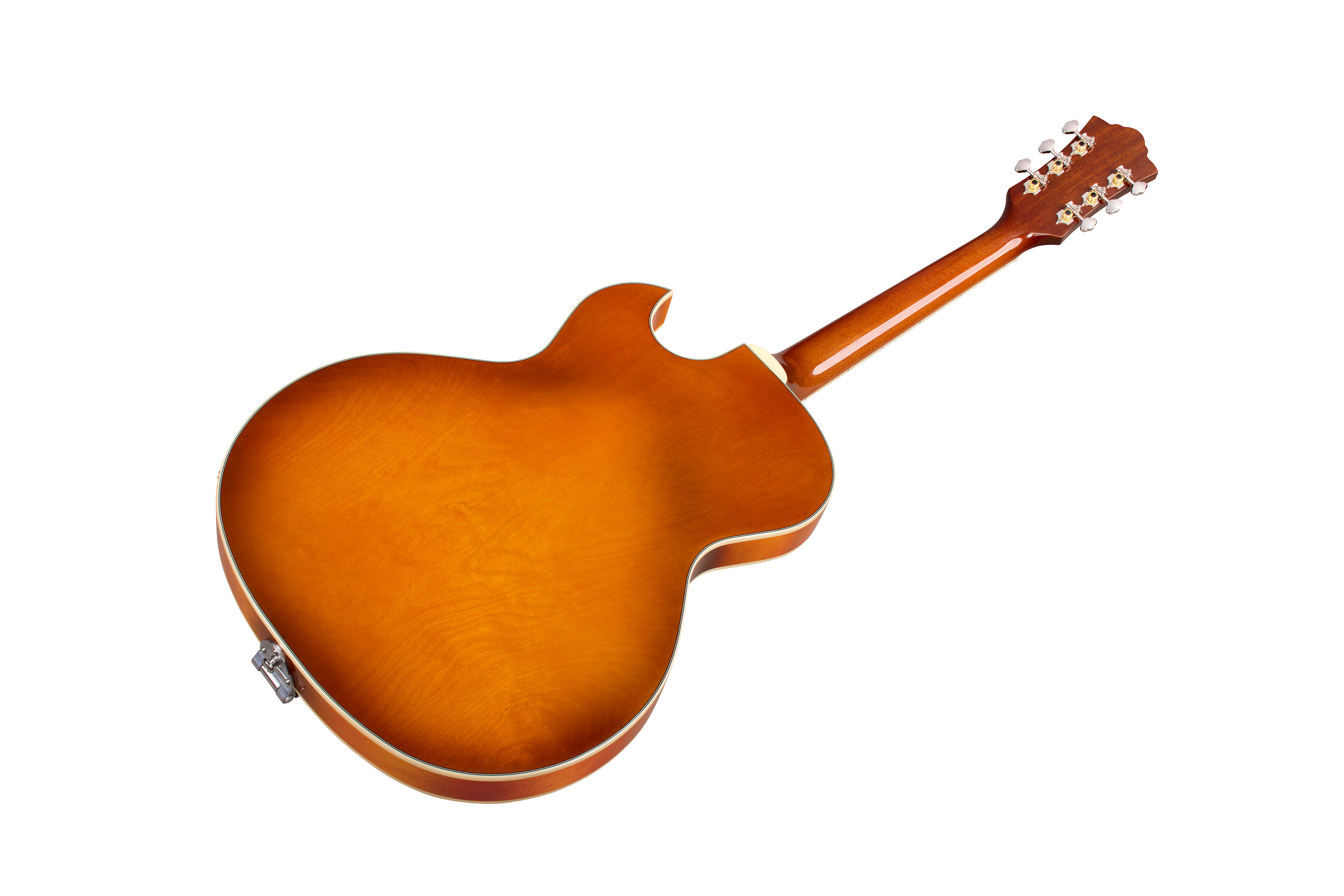 Akustikgitarre, Saiteninstrument, Holzkorpus, Bernsteinfarben, Sechs Saiten