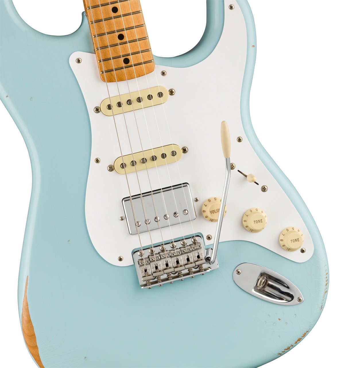 Ltd Vintera Road Worn '50s Stratocaster HSS in Sonic Blue