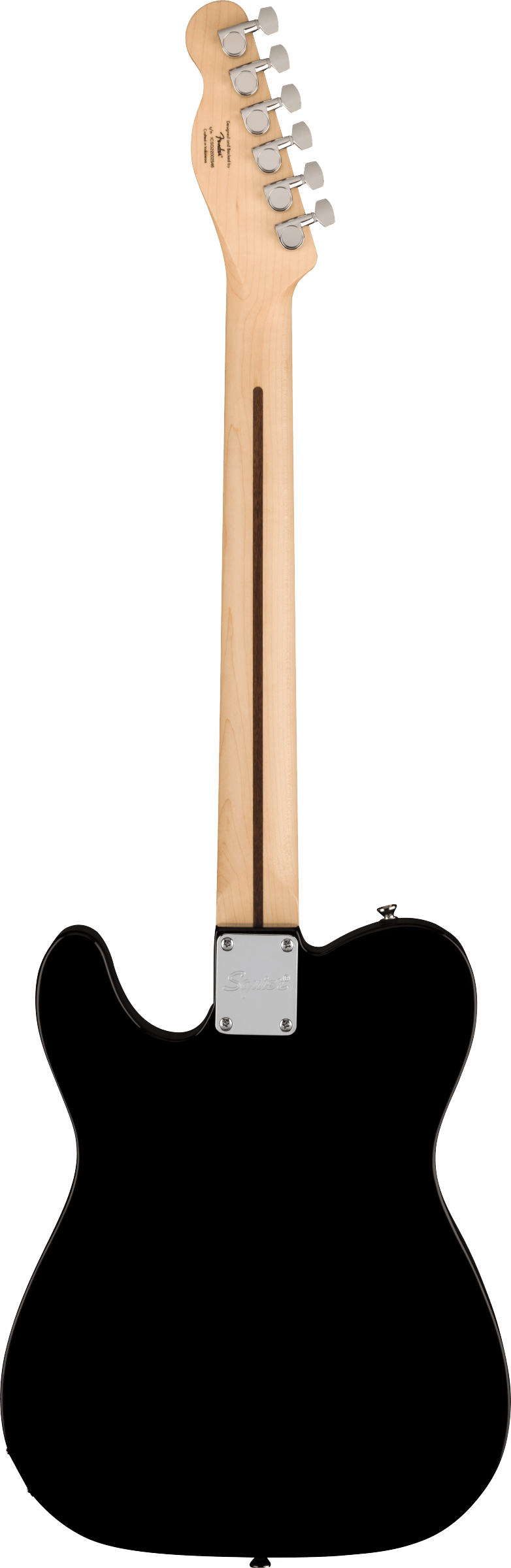 Sonic™ Telecaster®, Maple Fingerboard, White Pickguard, Black