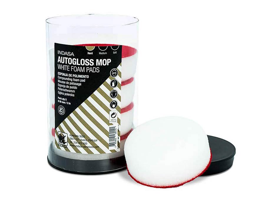 hard polishing sponges 80 mm diameter - 5 pcs