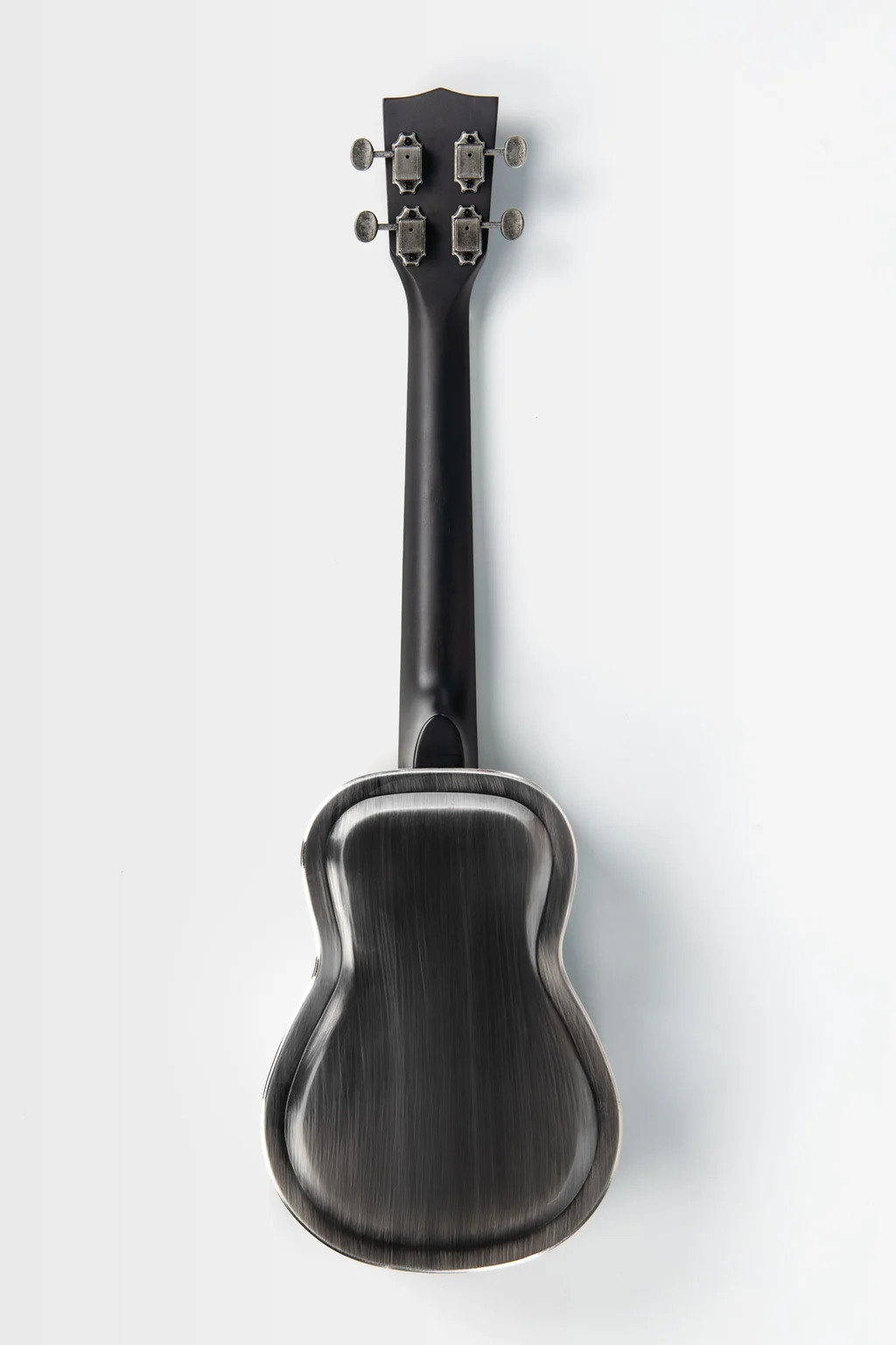 Brushed Nickel Tenor Resonator Ukulele
