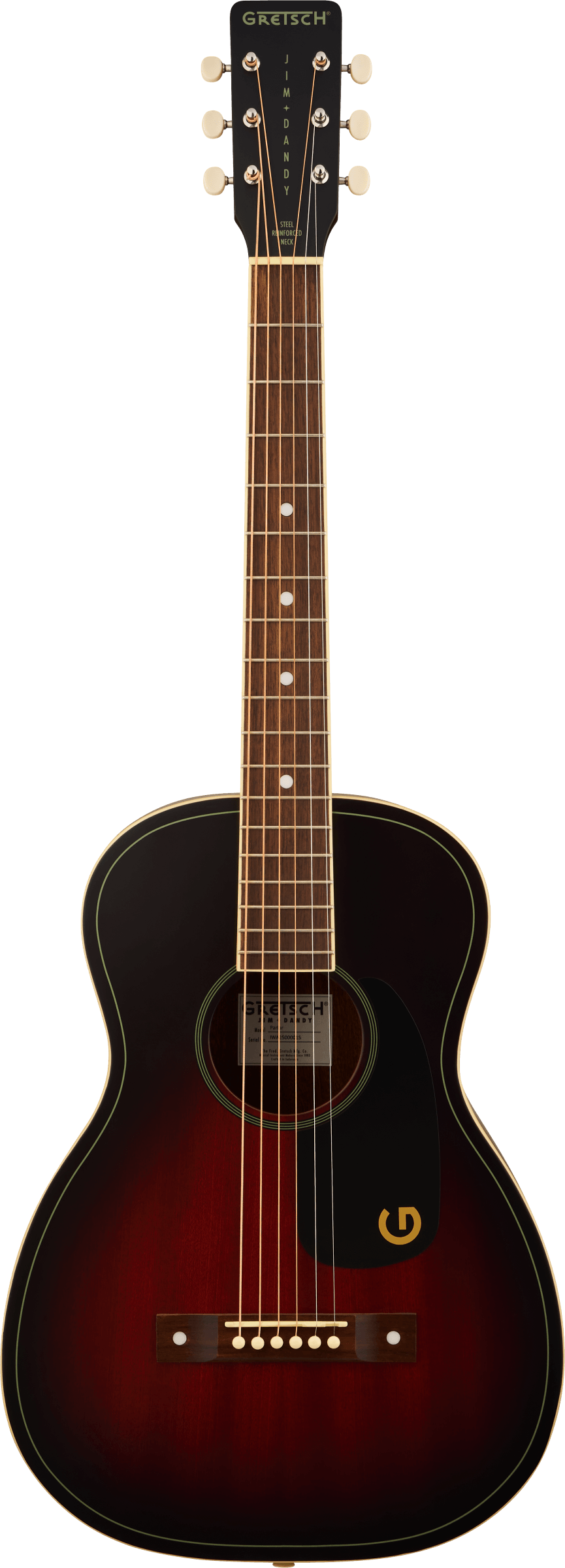 Jim Dandy Parlor Deep Cherry  Burst
