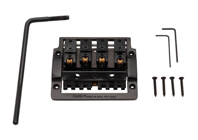 2410R-W4 - 4-String Bass Tremolo with Rearward Saddles - Black