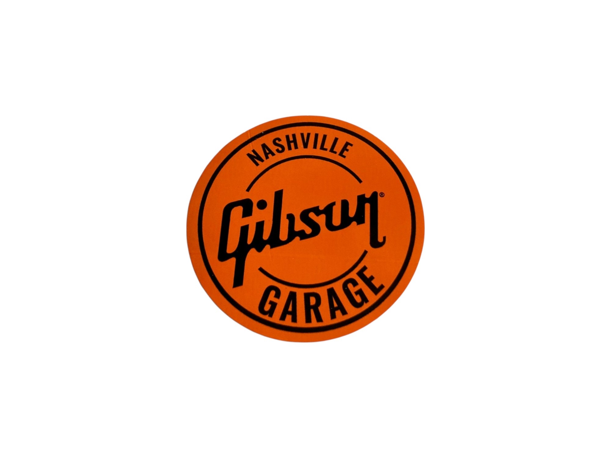 Garage Logo Sticker Orange