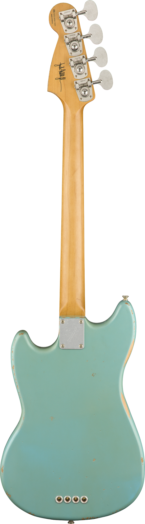 JMJ Road Worn® Mustang Bass®, Rosewood Fingerboard, Faded Daphne Blue 