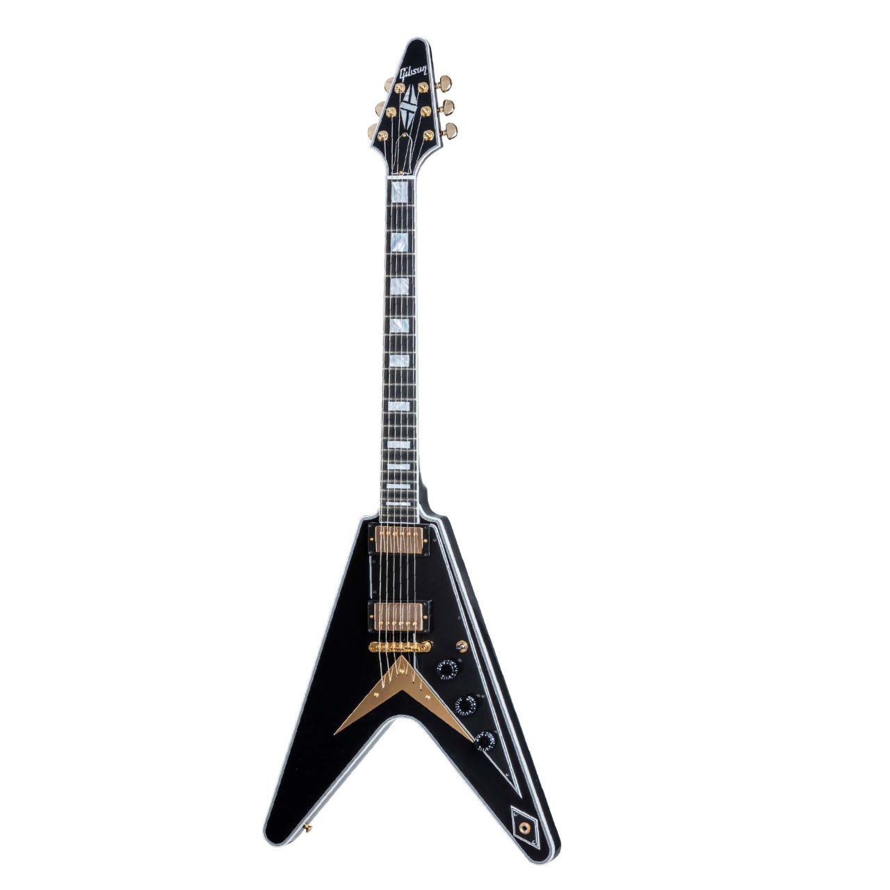 Flying V Custom Ebony GH - E-Gitarre