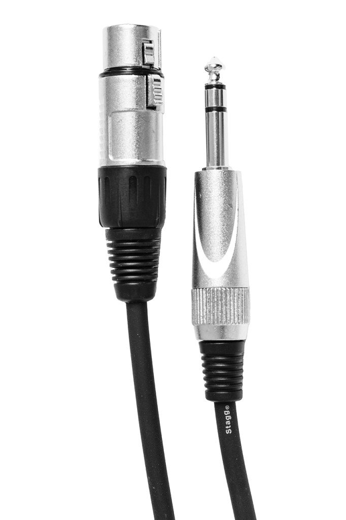 Audiokabel - Klinke(st)/XLRf - 3m