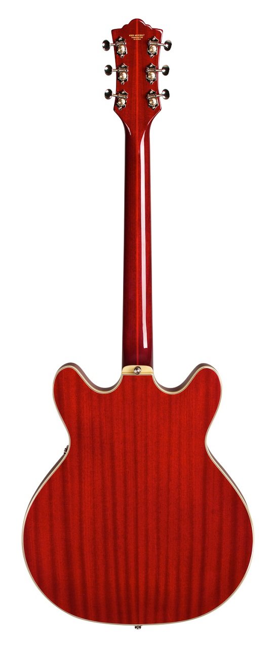 Starfire V in Cherry Red | Newark Semi-Hollow Guitar mit Tremolo