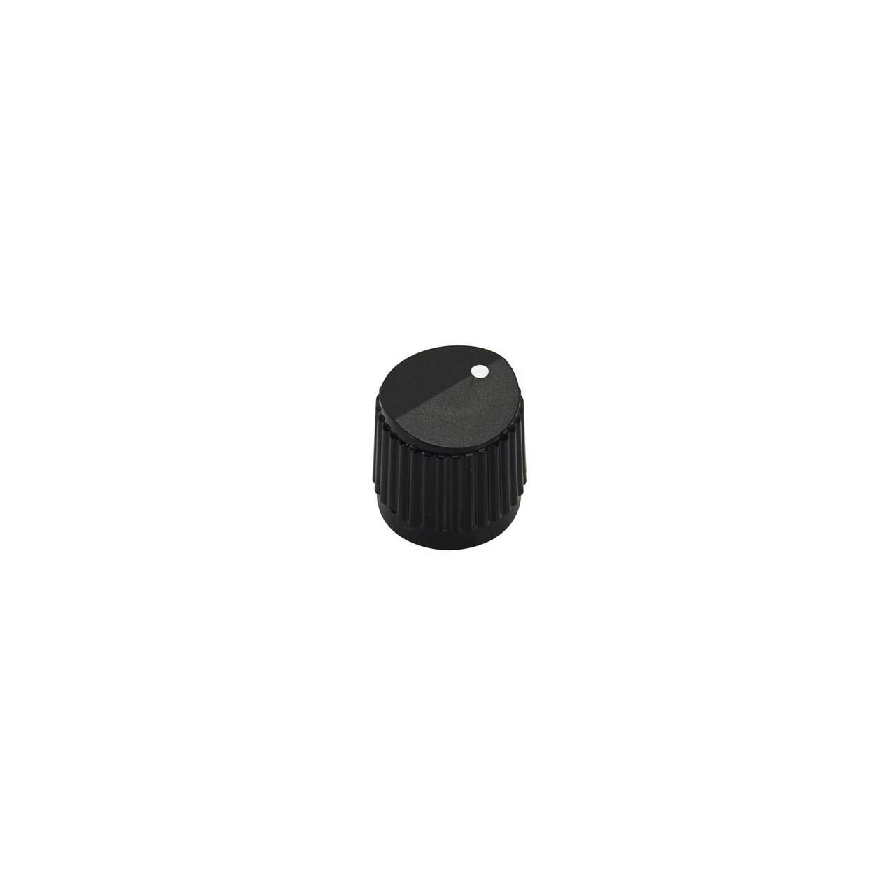 Potiknopf, beveled top knob, with white indicator