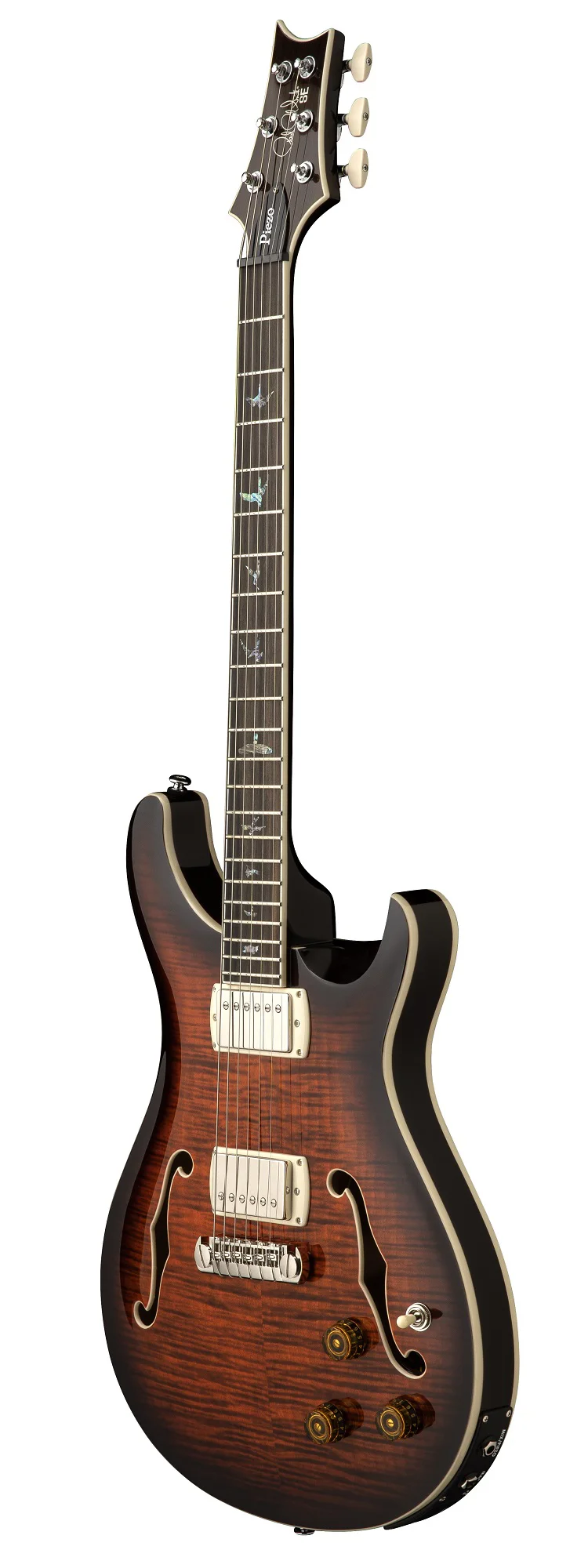 PRS SE Hollowbody II Piezo Seitenansicht