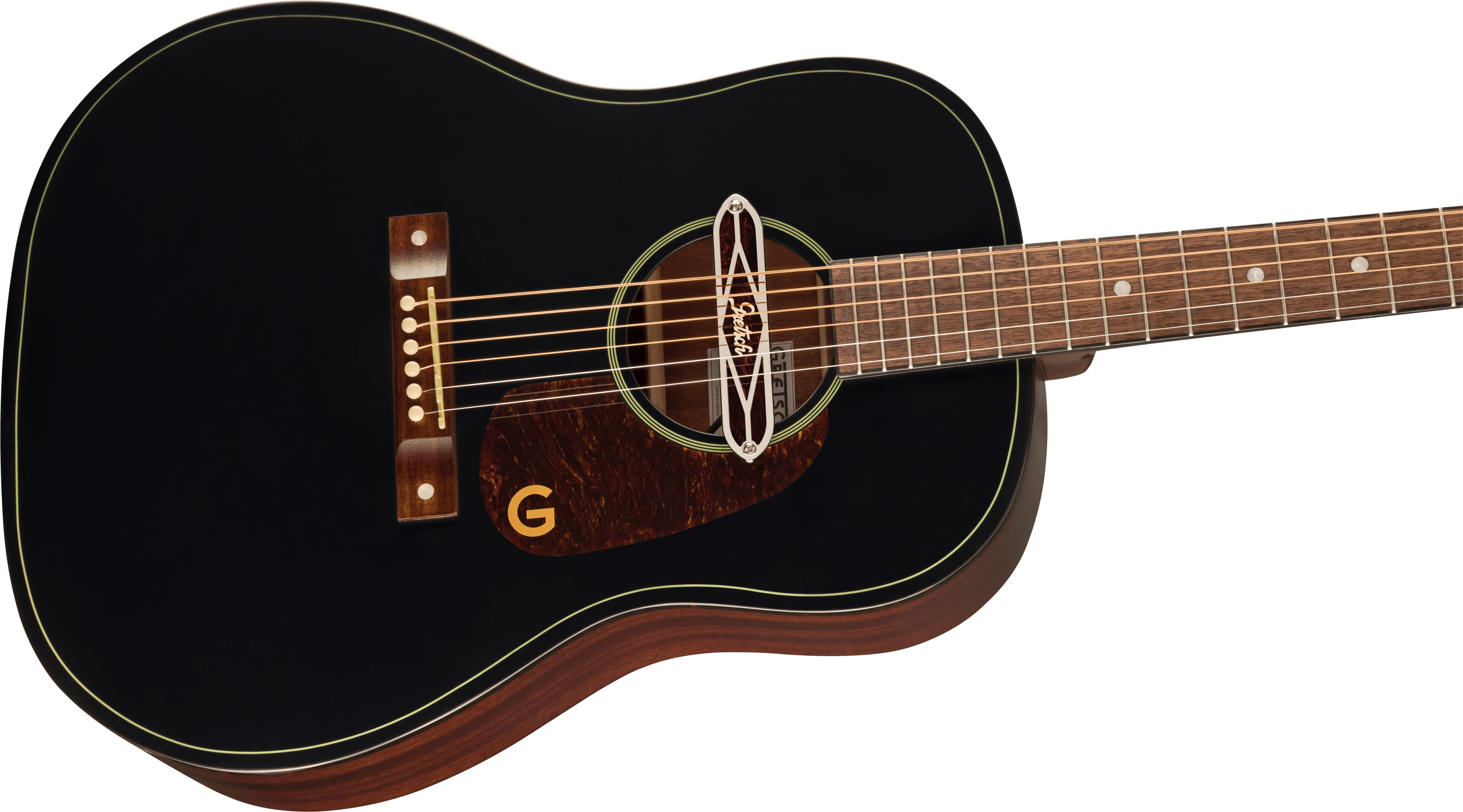 Deltoluxe Dreadnought Black Top Tortoiseshell Pickguard